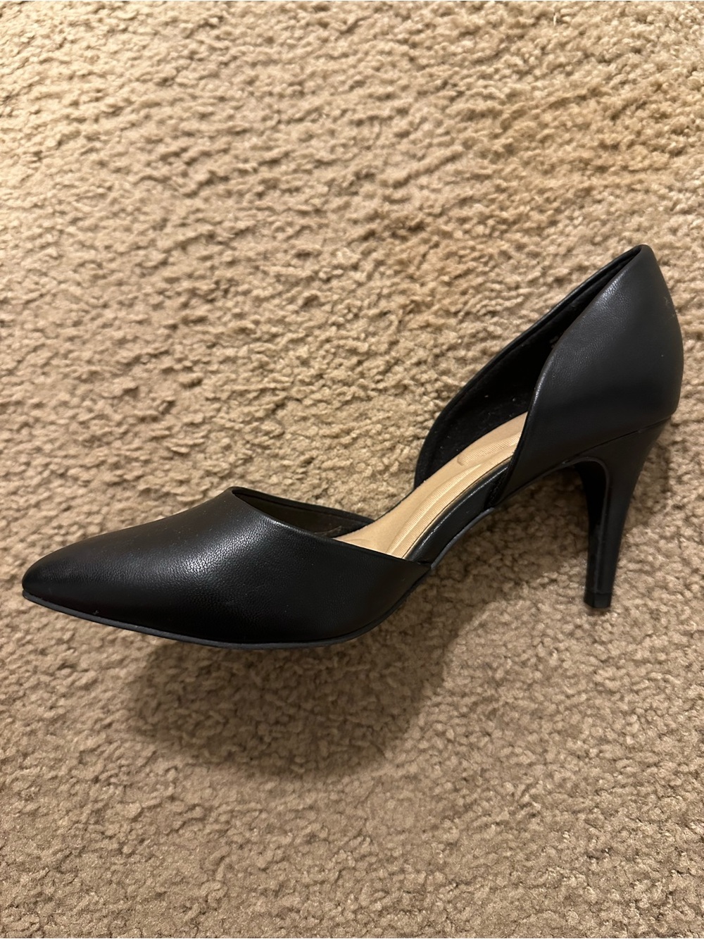 Apt. 9 Black Pointed D'Orsay Stiletto Pumps